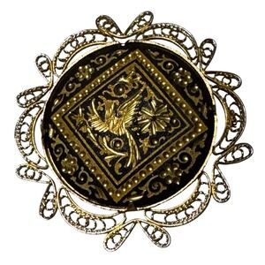 El Oro de Toledo Damascene‎ brooch